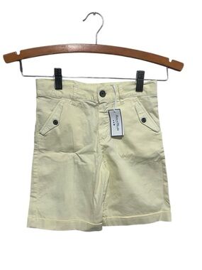 Tartine Et Chocolat Boys Yellow Shorts Size 6 Brand New Adjustable Waist